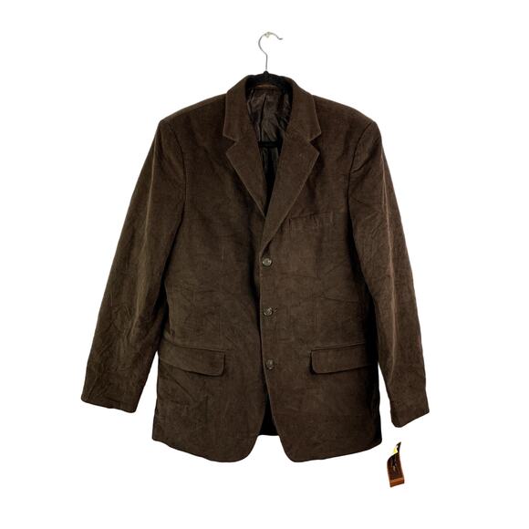 2000s NWT Tasso Elba Fine Menswear Medium Brown Sport Coat New With Tags - Picture 1 of 8